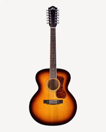 Guild F-2512E Deluxe Maple 12-strenget western guitar i farven Antique Burst