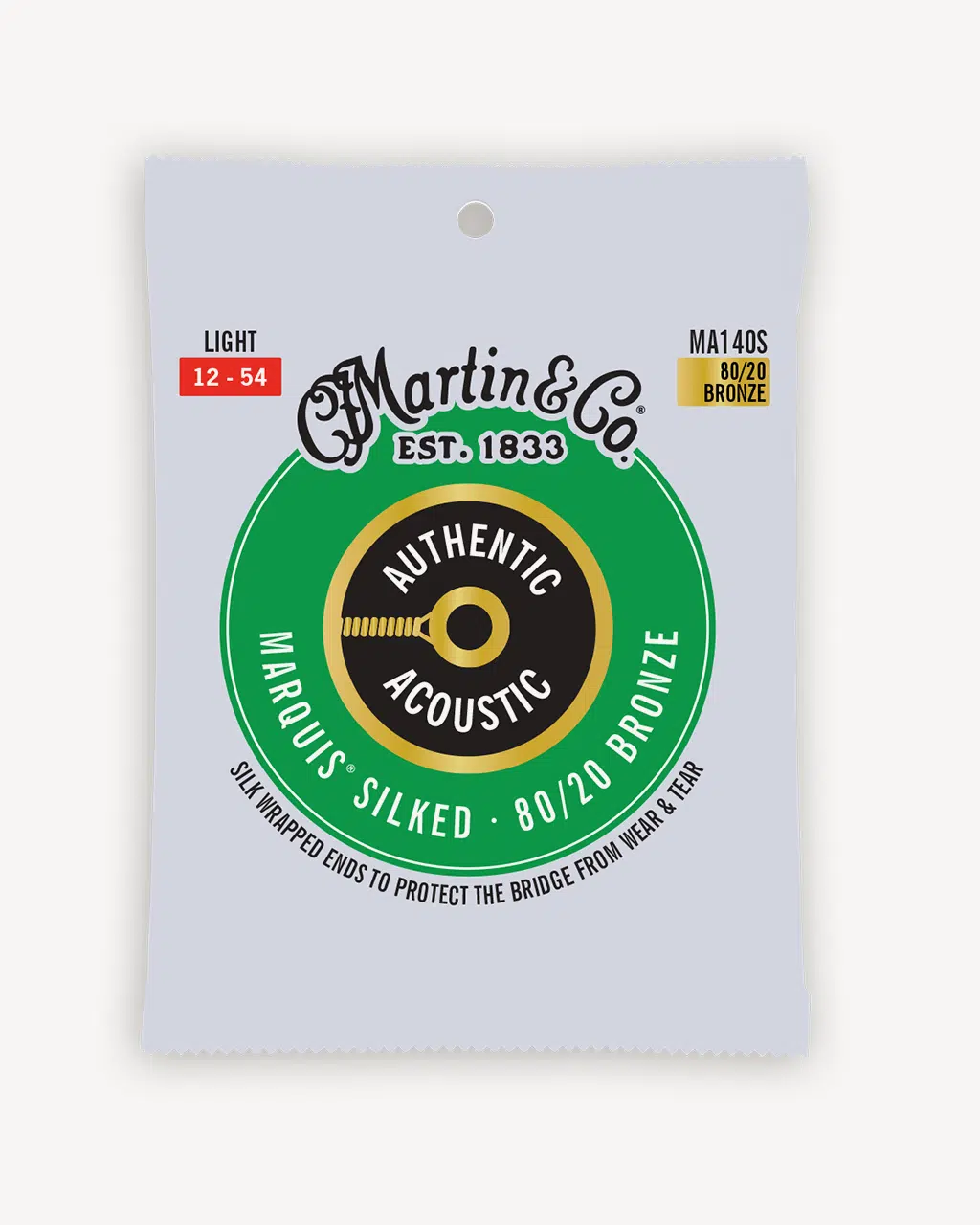 C.F. Martin MA140S Acoustic Marquis® Silked Light (.012 - .054) 80/20 Bronze