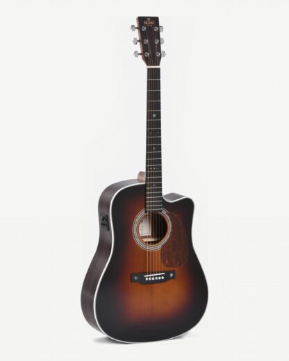 Sigma DTC-1E western guitar i farven sunburst