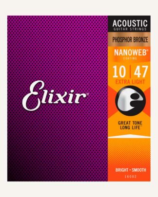 Elixir 16002 nanoweb strenge til westernguitar-010-047