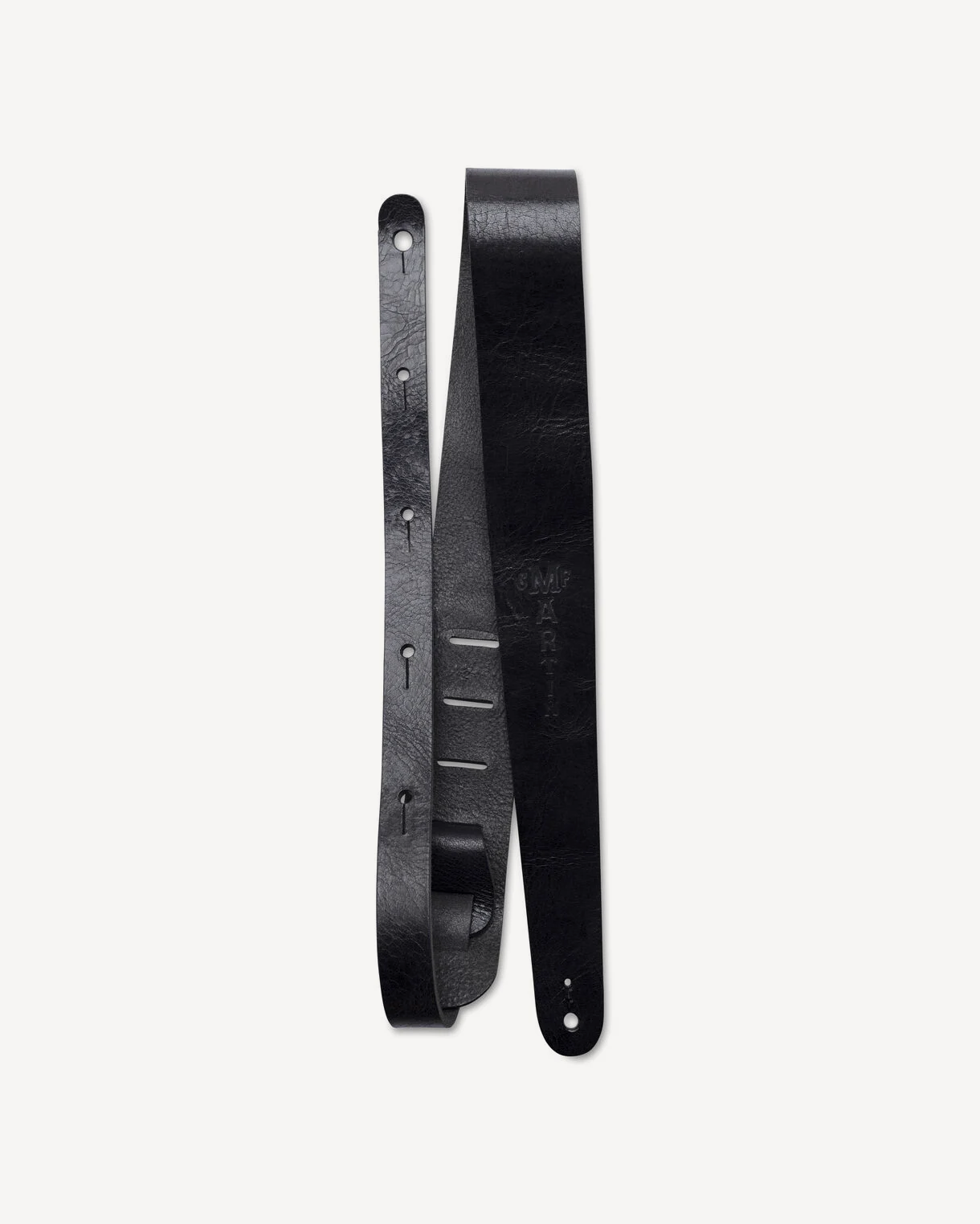 C.F. Martin Strap 2" Leather w. Logo Black
