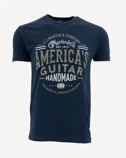 Martin t-shirt med “Americas Guitar” motiv. størrelse XL