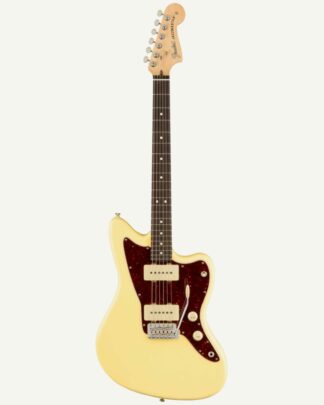 Fender American Performer Jazzmaster elguitar i farven vintage white