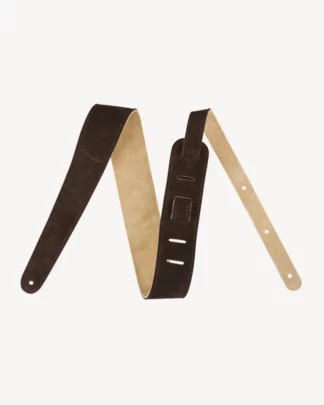 Fender 2" Suede Strap, Brown/Tan, Reversible