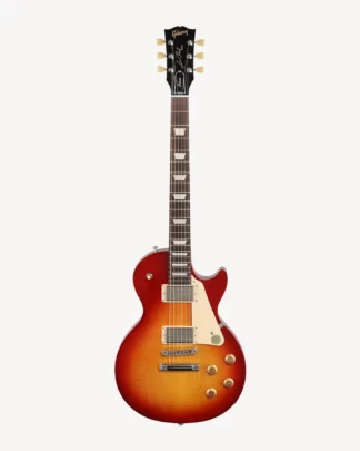 Gibson Les Paul Tribute vist i fuld størrelse i farven Satin Faded Cherry Sunburst