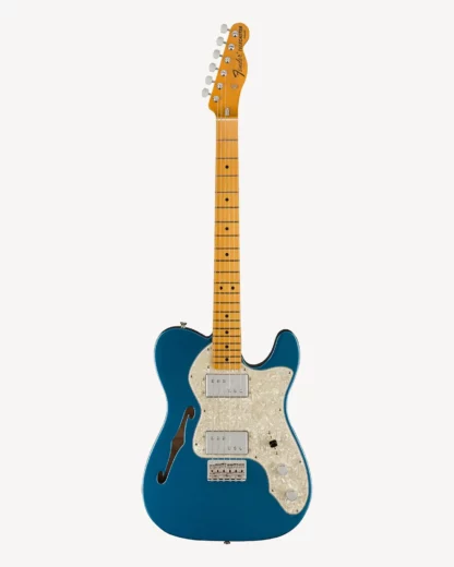 Fender American Vintage II 1972 Telecaster Thinline elguitar i farven Lake Placid Blue