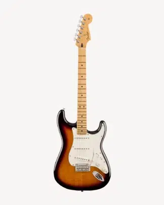 Fender Player Stratocaster med ahorn gribebræt lakereret i Anniversary 2-Color Sunburst