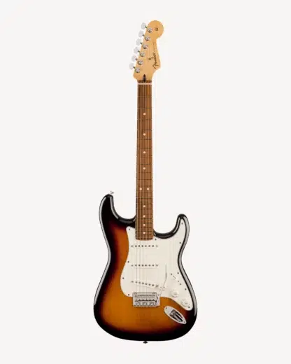 Fender Player Stratocaster med pau ferro gribebræt lakeret i anniversary 2-color sunburst
