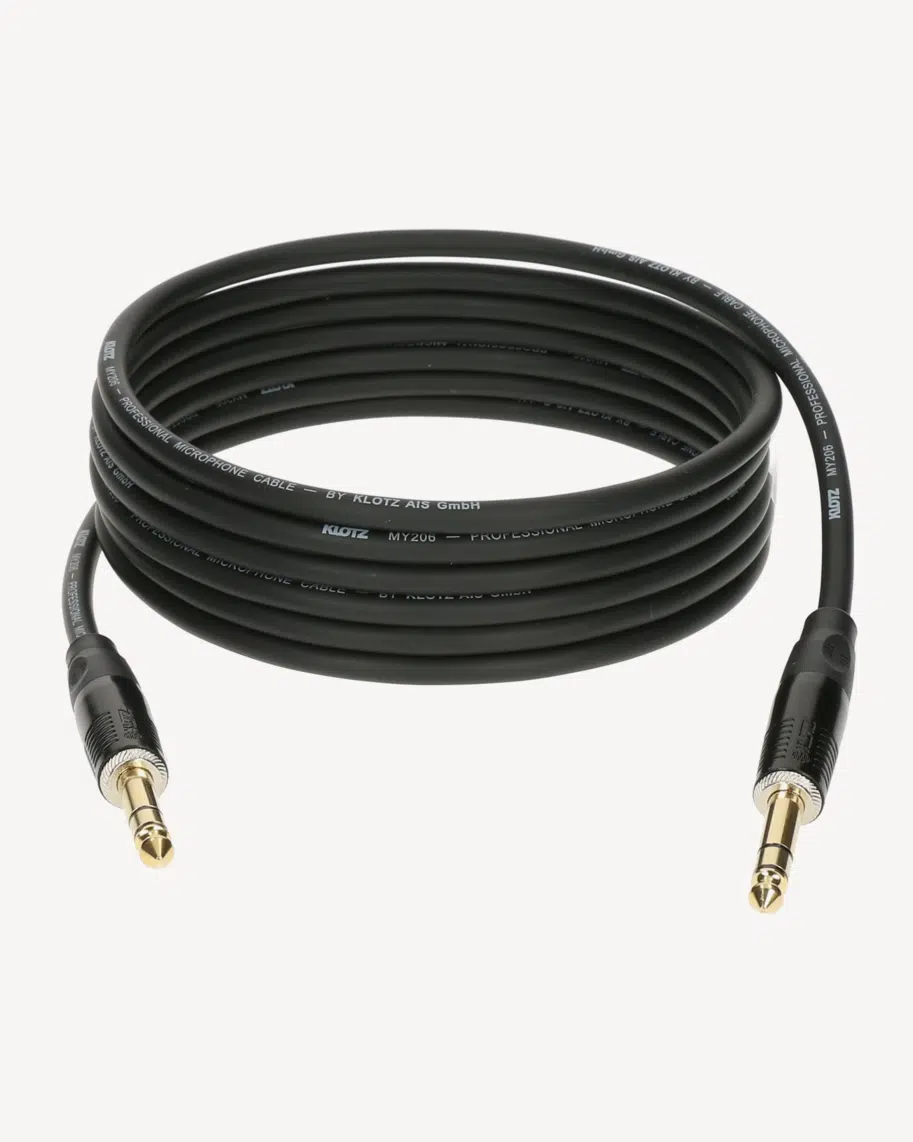 Klotz B-3 Pro Audio leads Black 2m - Jack/Jack - Billede 2