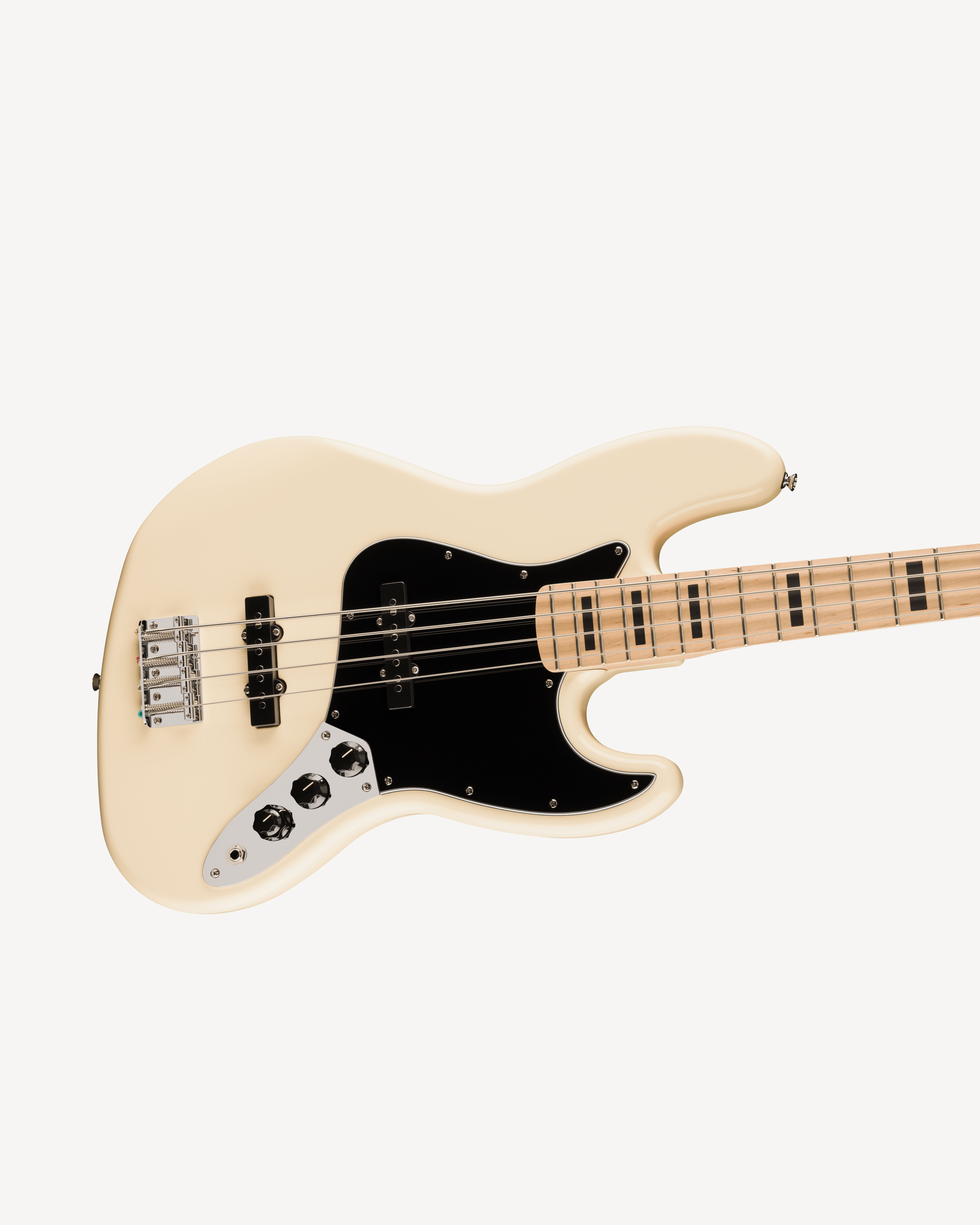 Squier Affinity Series Active Jazz Bass, Maple Fingerboard, Black Pickguard, Olympic White - Billede 4