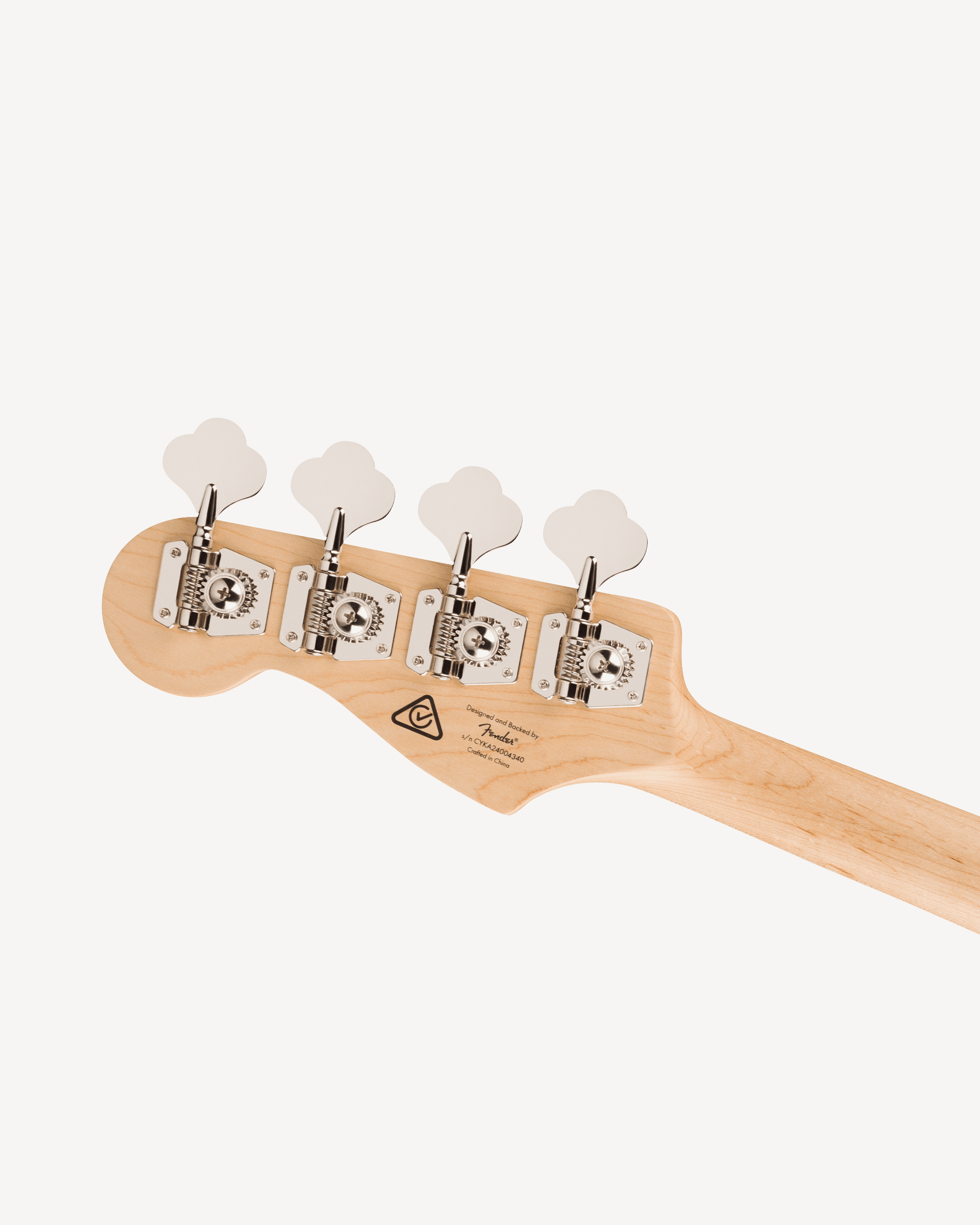 Squier Affinity Series Active Jazz Bass, Maple Fingerboard, Black Pickguard, Olympic White - Billede 6