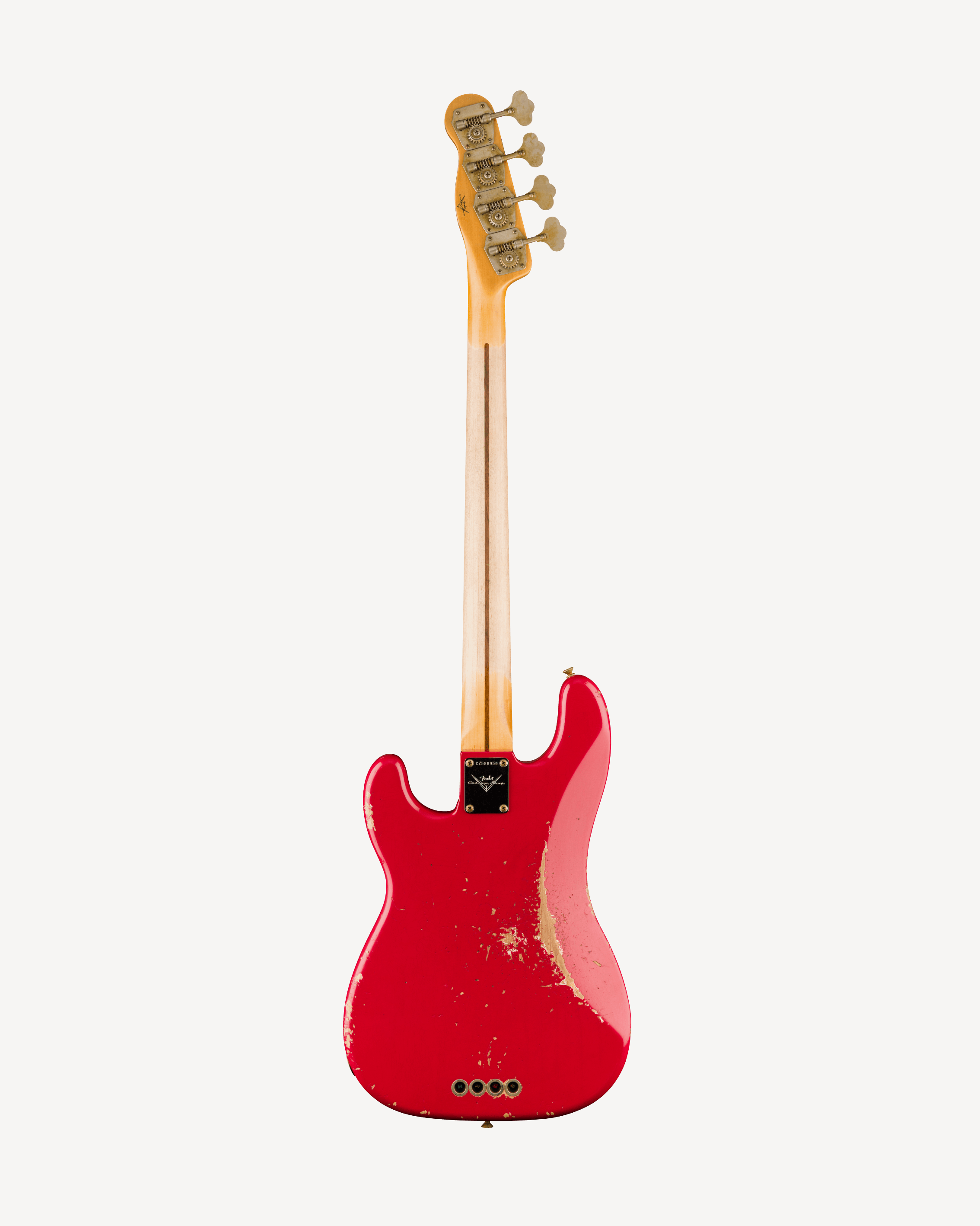 Fender Custom Shop 1956 Precision Bass® Heavy Relic®, Faded Seminole Red - Billede 2