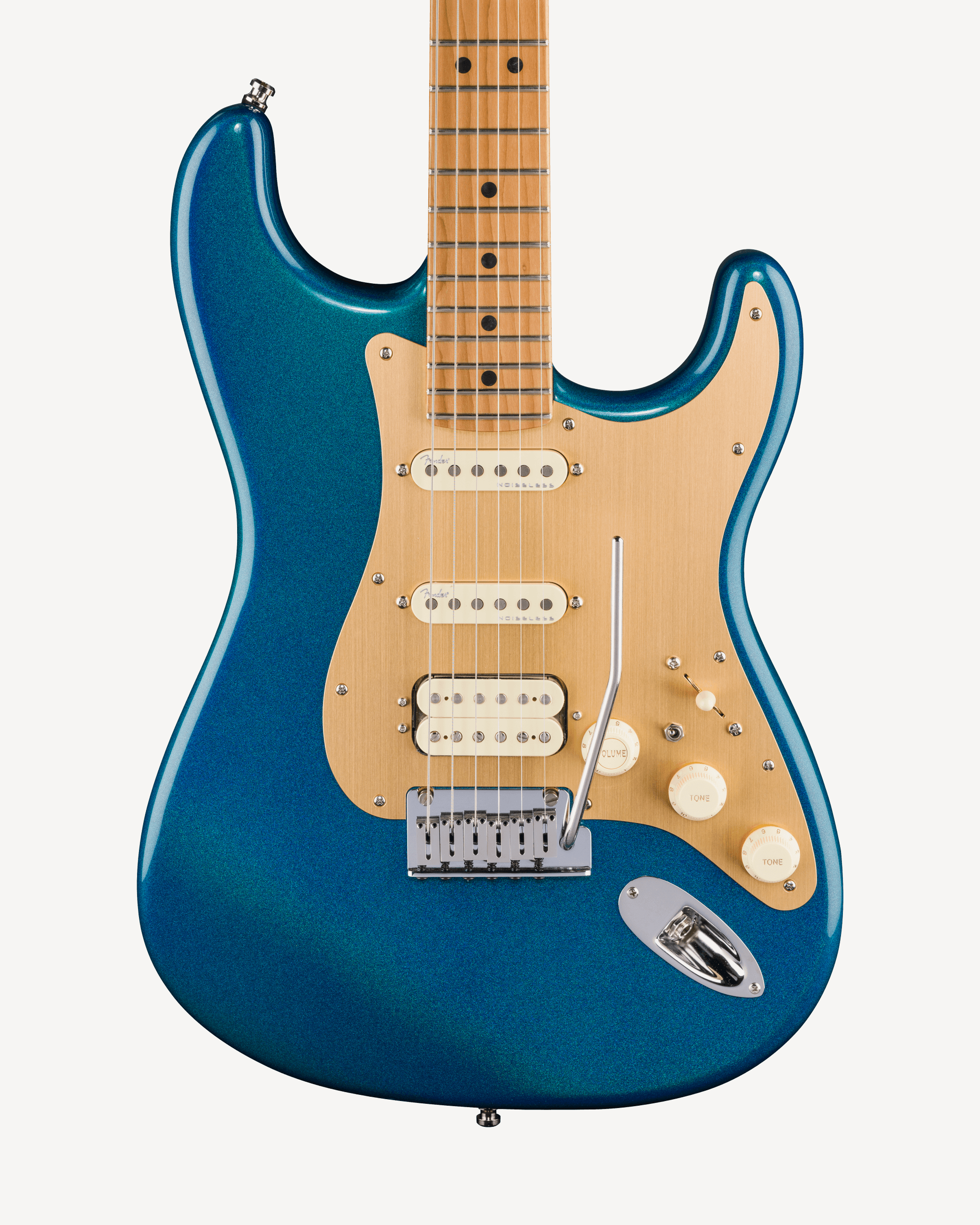 Fender Limited Edition American Ultra II Stratocaster® HSS, Roasted Maple Fingerboard, Aurora - Billede 3