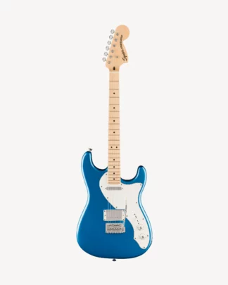 Squier Paranormal Stratocaster® Deluxe, Maple Fingerboard, Parchment Pickguard, Lake Placid Blue