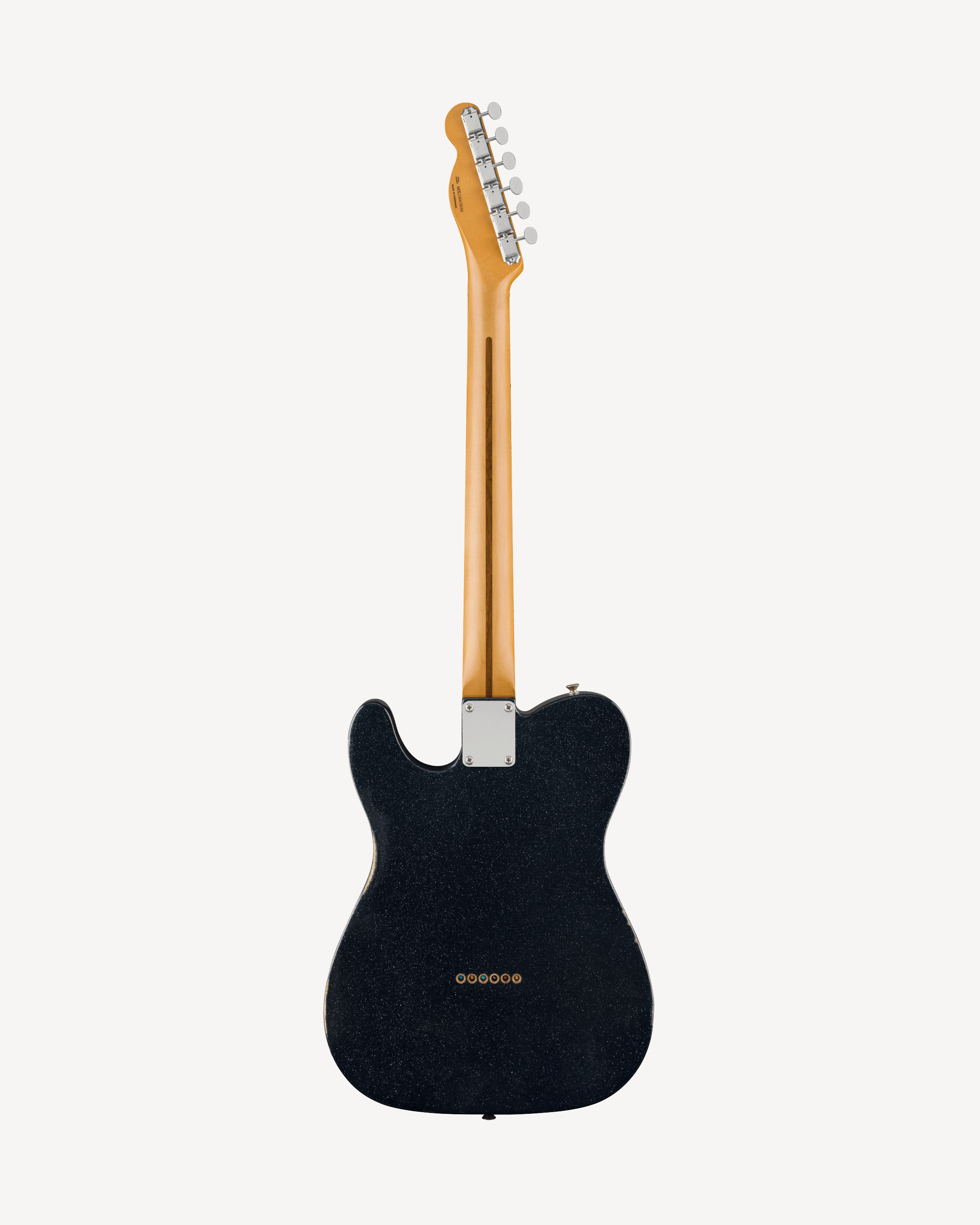 Fender Brad Paisley Road Worn Telecaster, Maple Fingerboard, Black Sparkle - Billede 2
